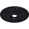 Ekena Millwork Ashley Ceiling Medallion (Fits Canopies up to 4 3/4"), 23 7/8"OD x 4"ID x 2 1/8"P, Steel Gray CM23ASSGS - alternate 4